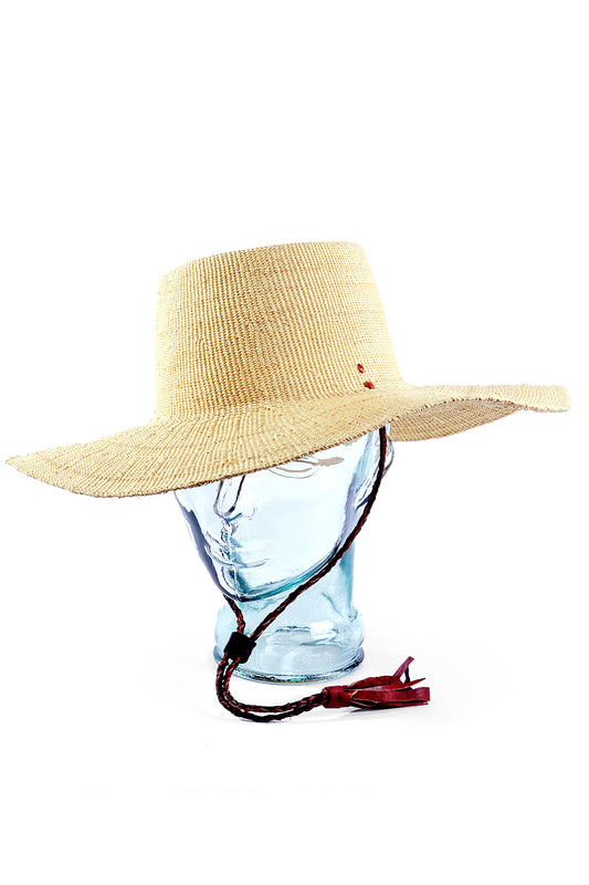 Natural Wide Brimmed Elephant Grass Bolga Sun Hat