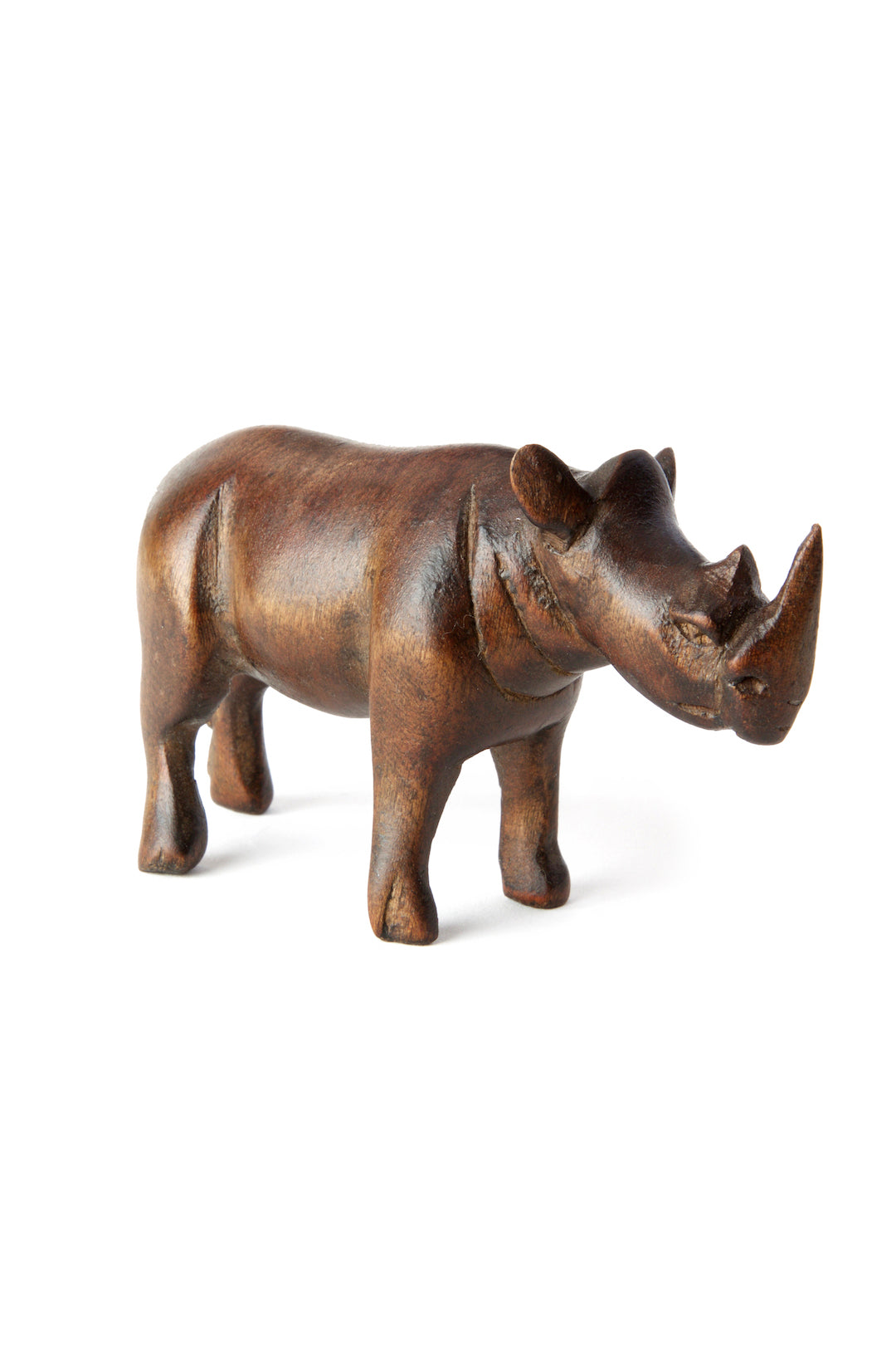 African Rhino Jacaranda Sculptures Default Title