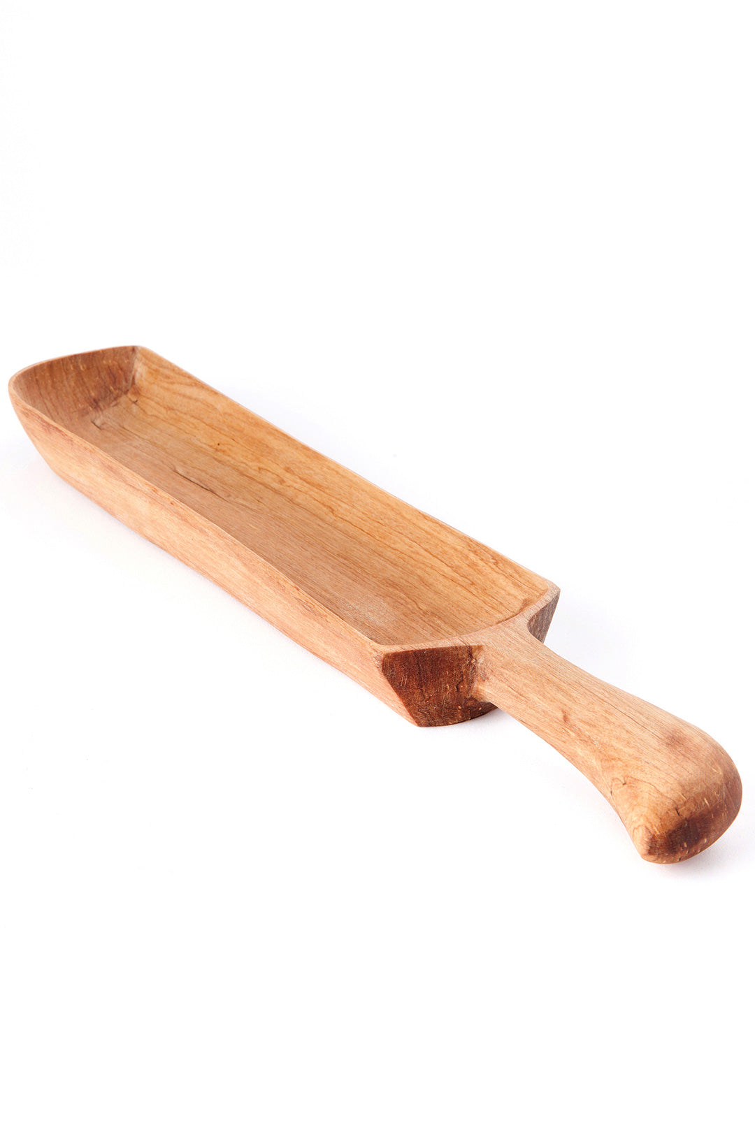Long Olive Wood Cracker Tray with Handle Long Olive Wood Cracker Tray with Handle