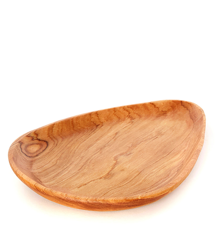 Wild Olive Wood Petal Serving Trays