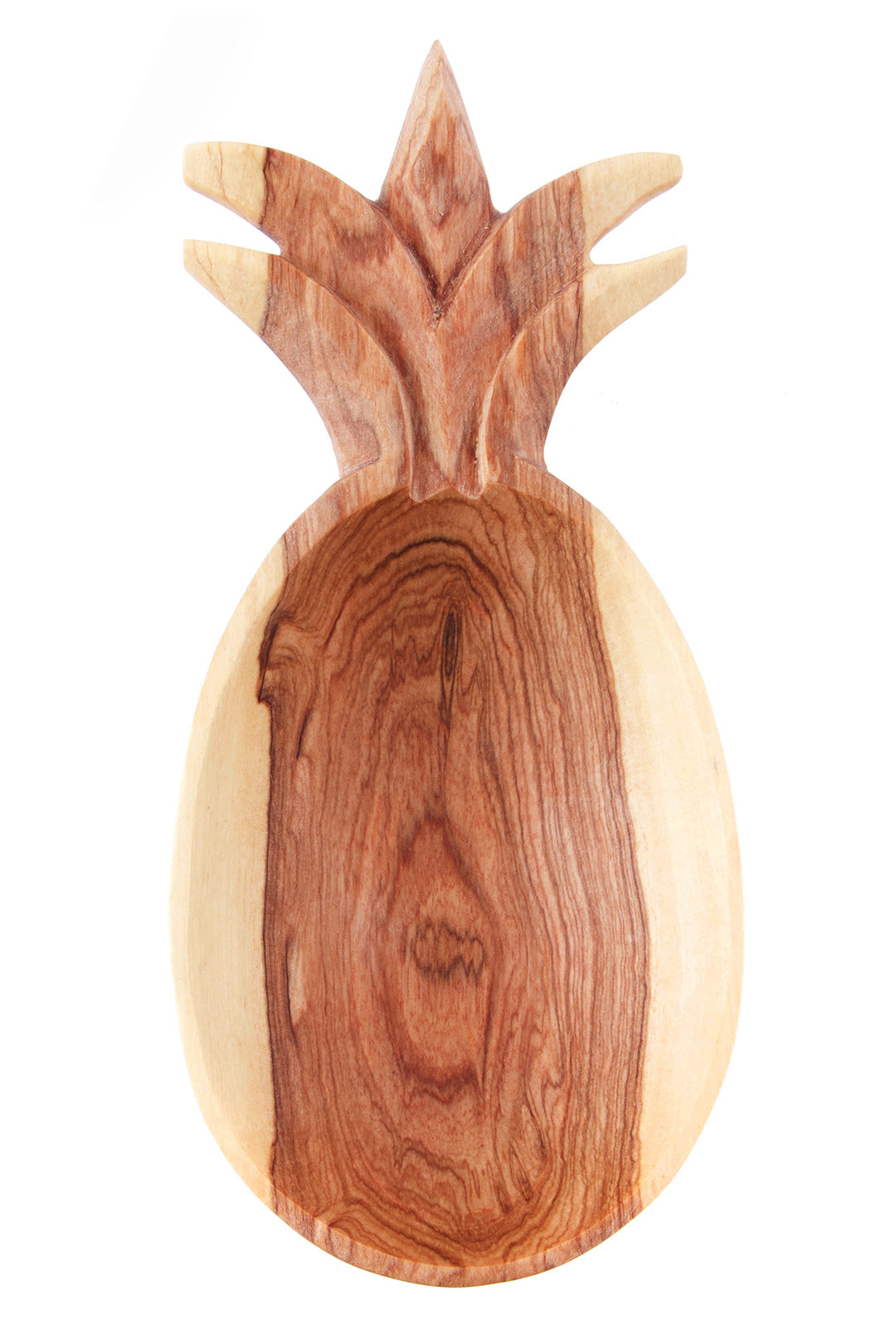 pineapple shaped wooden chopping board with