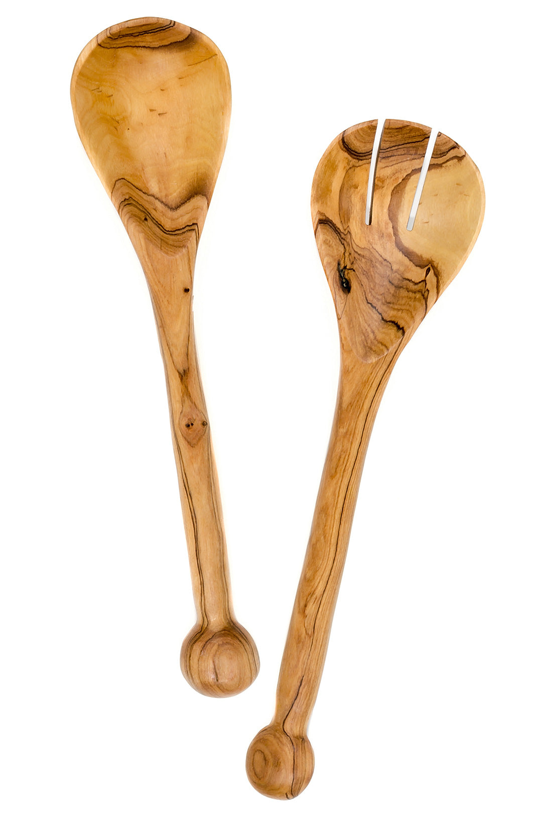 African Ball Handled Salad Servers Default Title