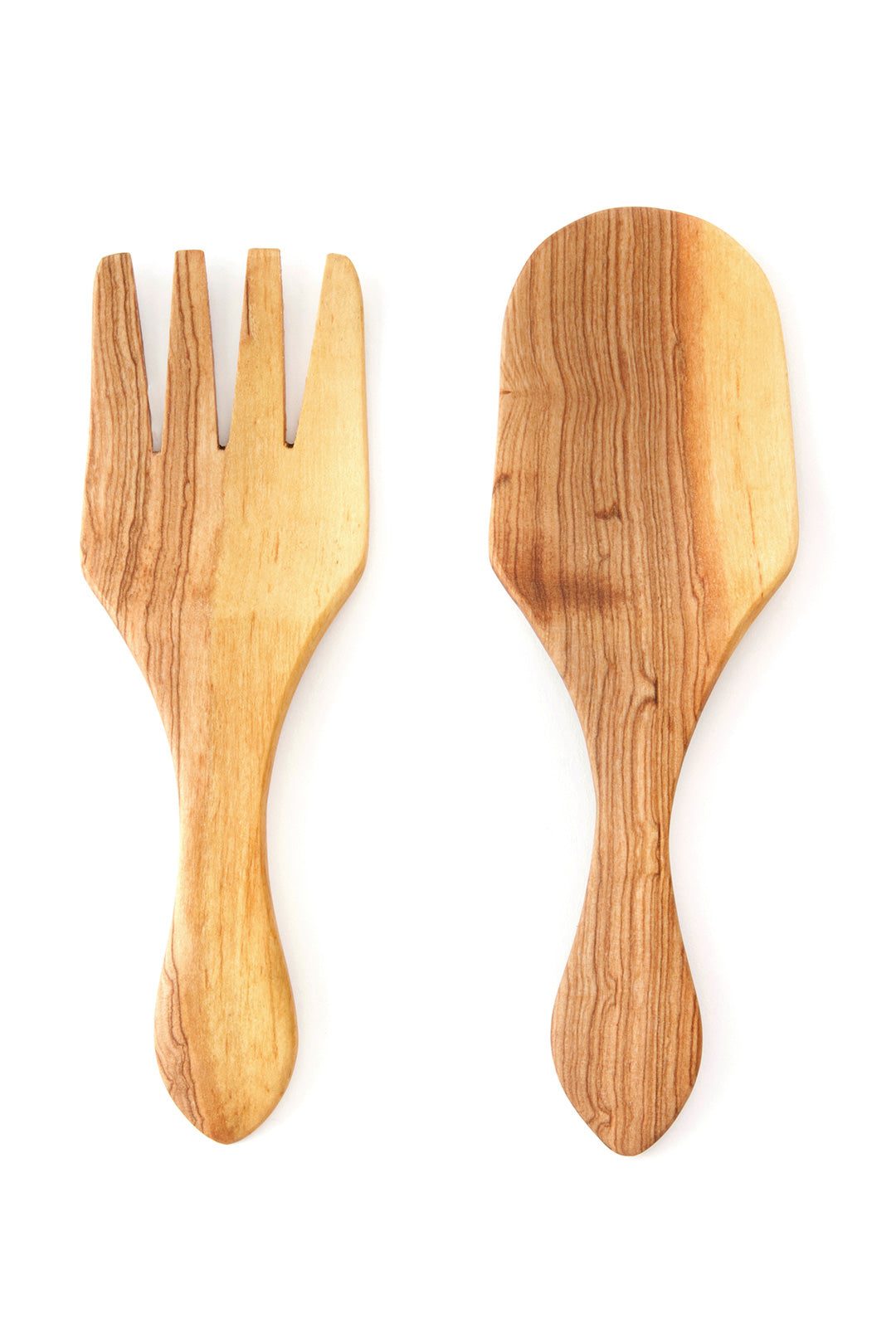 Wild Olive Wood Spade Salad Servers Default Title