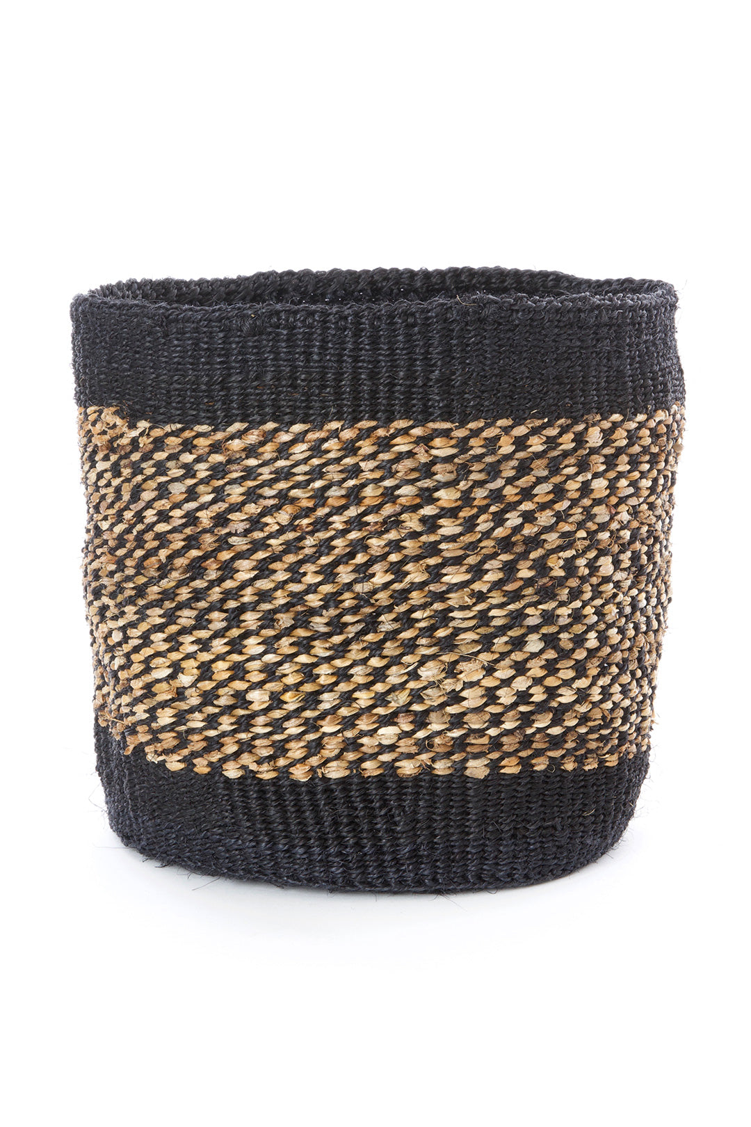 Set of Three Kitonga Sisal and Banana Fiber Storage Bins Default Title