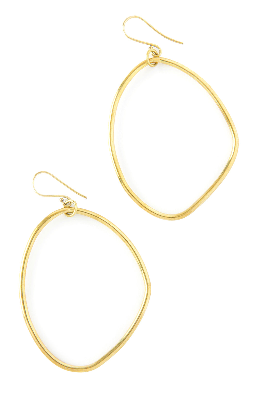 Kenyan Brass Iconoclast Earrings Default Title