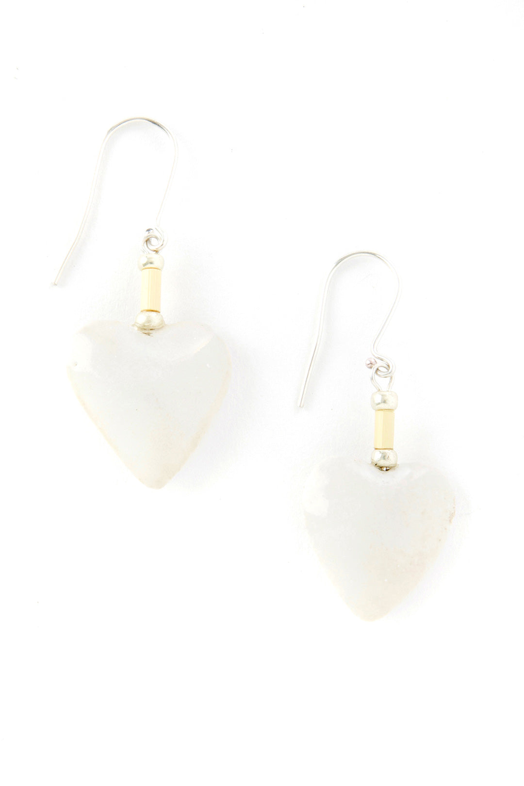 Heart and Soul Handcrafted Porcelain Earrings Default Title