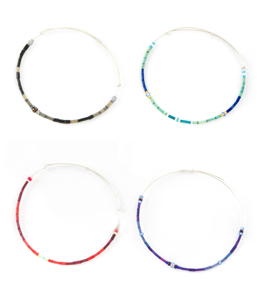 Zulugrass Adjustable Wire Hoop Bracelet Four Colors Available