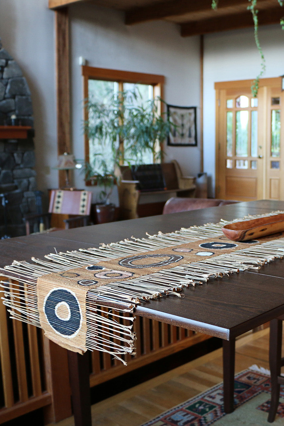 Earthy African Twig & Mudcloth Table Runner Default Title