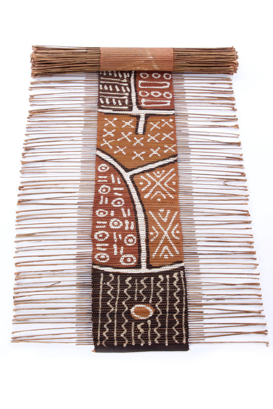 Earthy Mudcloth & Twig Table Runner