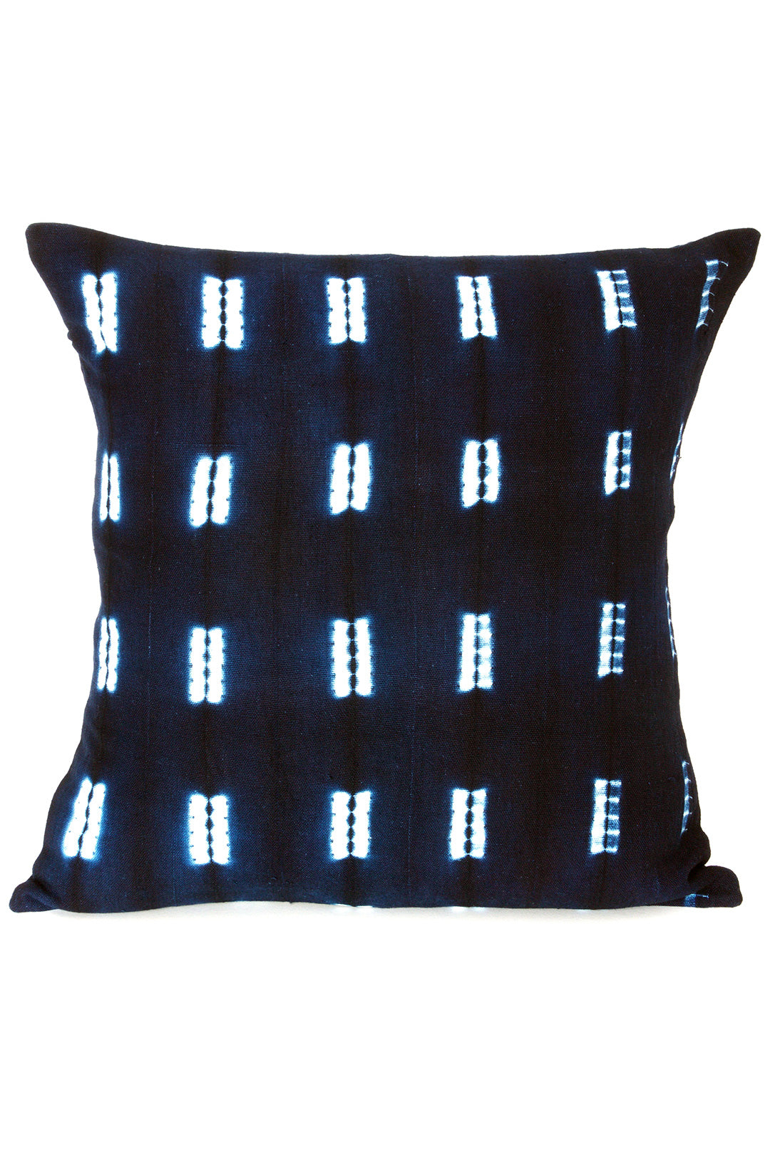 African mud on sale cloth pillows indigo