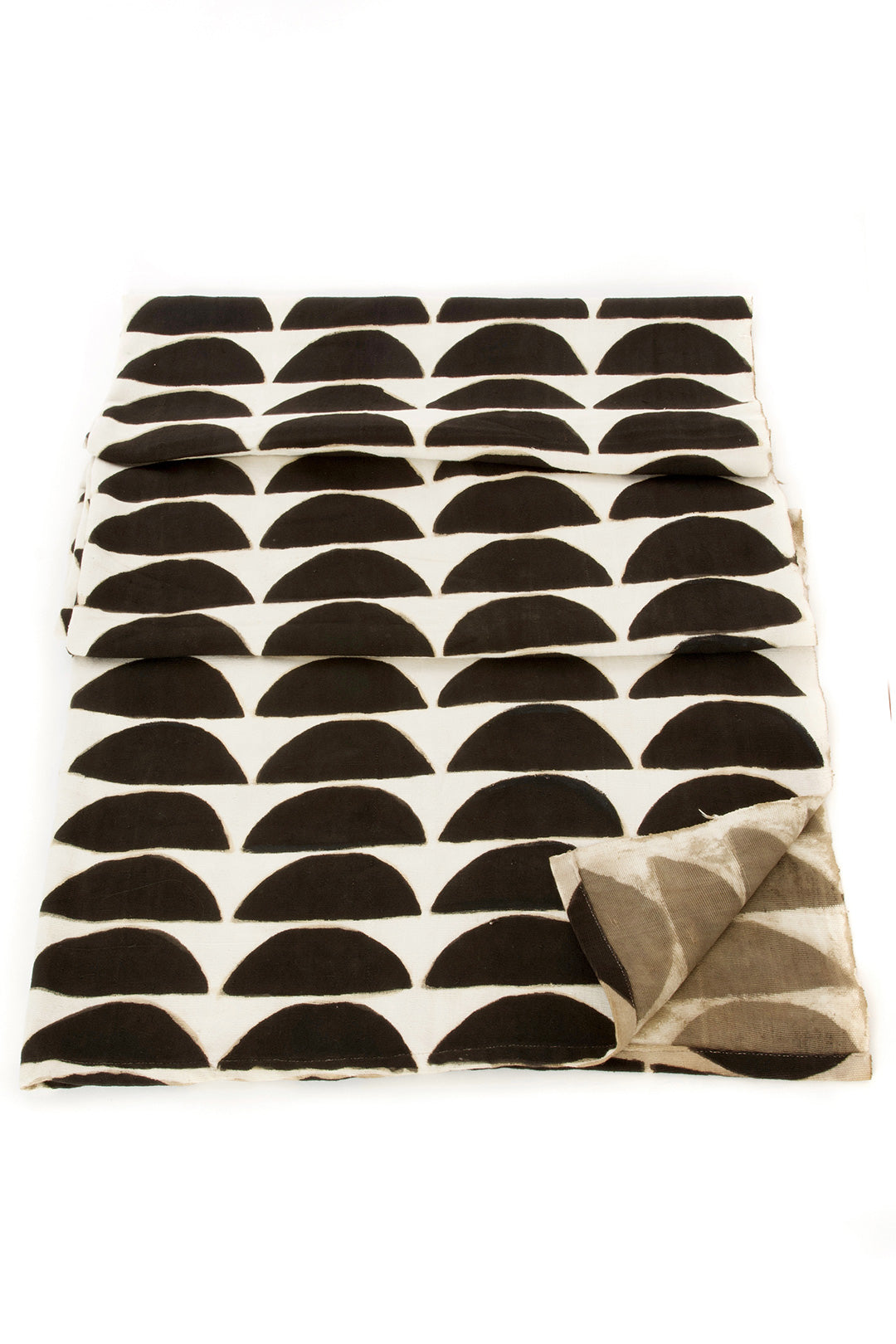 Black & White Dunes Organic Cotton Throw Default Title