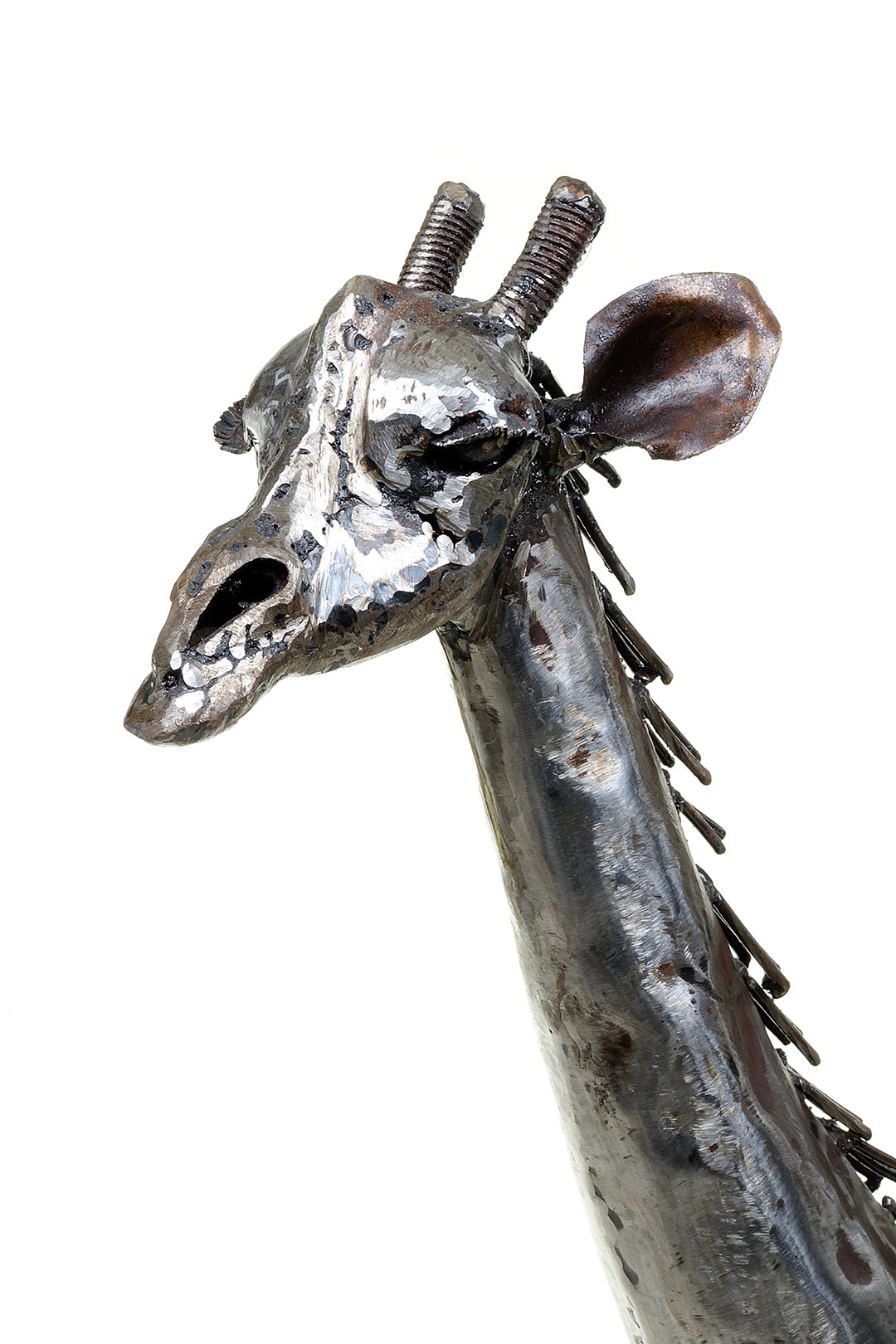 Small Oil Drum Giraffe Sculpture Default Title