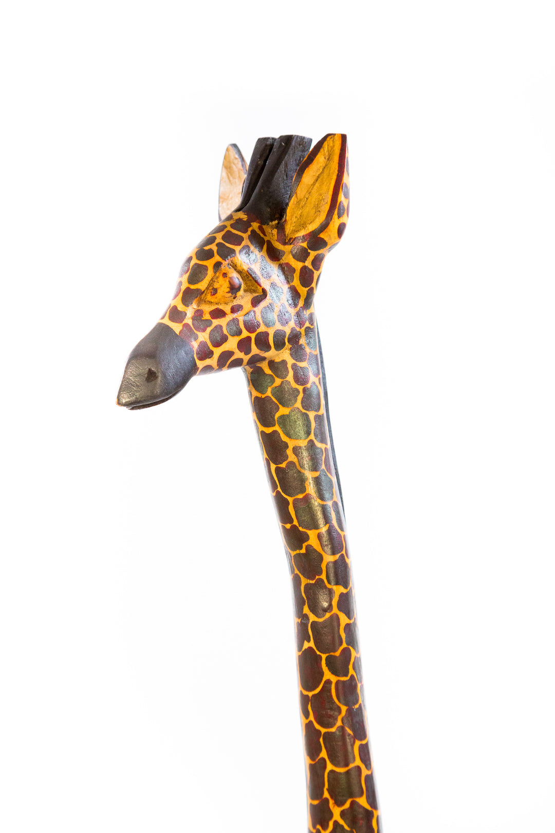 Statuesque Wooden Jacaranda Giraffe Sculptures from Kenya Large Jacaranda Giraffe - Additional shipping charges will be required