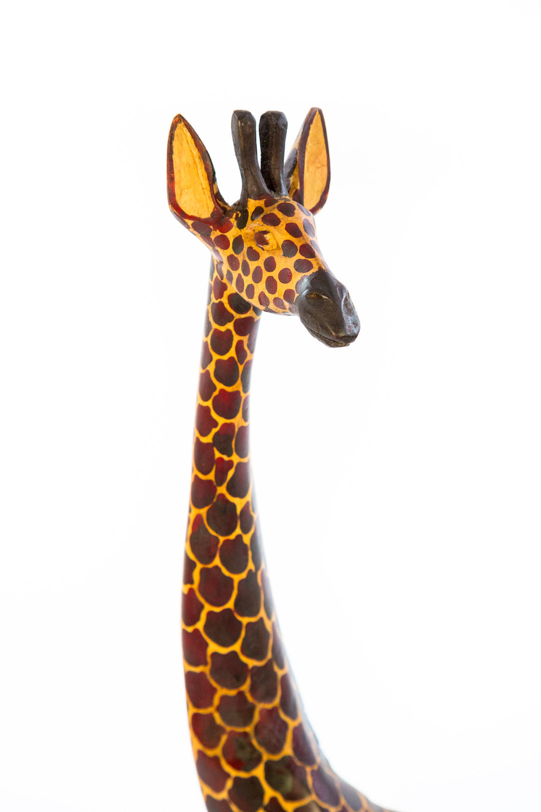 Statuesque Wooden Jacaranda Giraffe Sculptures from Kenya Medium Jacaranda Gifaffe