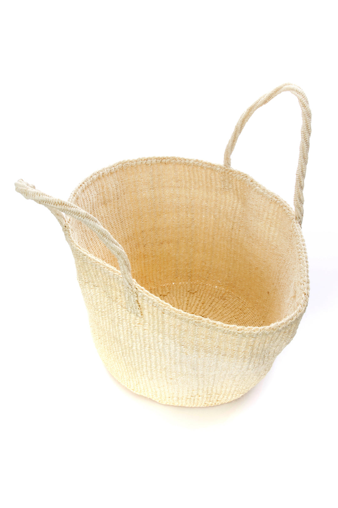 Classic Sisal Grass Tote in Linen White Default Title