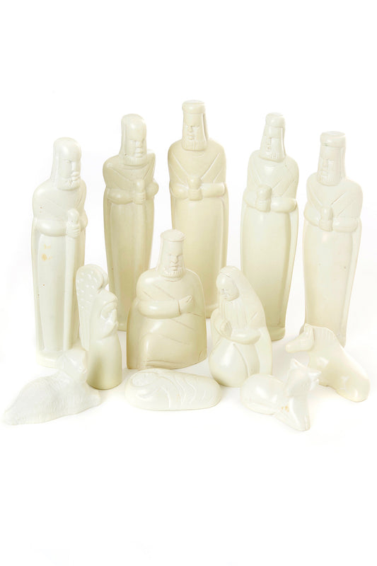 Natural Nativity Soapstone Sets Large Natural Nativity Set