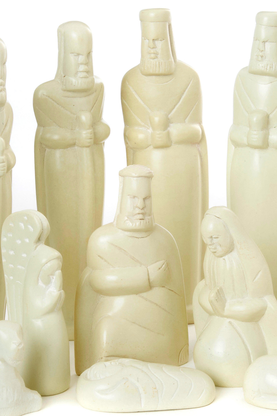 Natural Nativity Soapstone Sets Large Natural Nativity Set