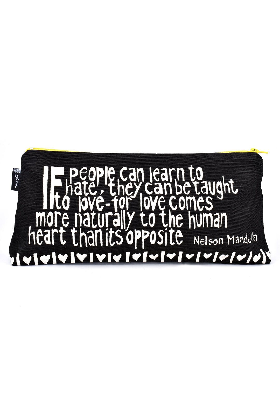 Ink "Love Comes More Naturally" Nelson Mandela Pouch Default Title