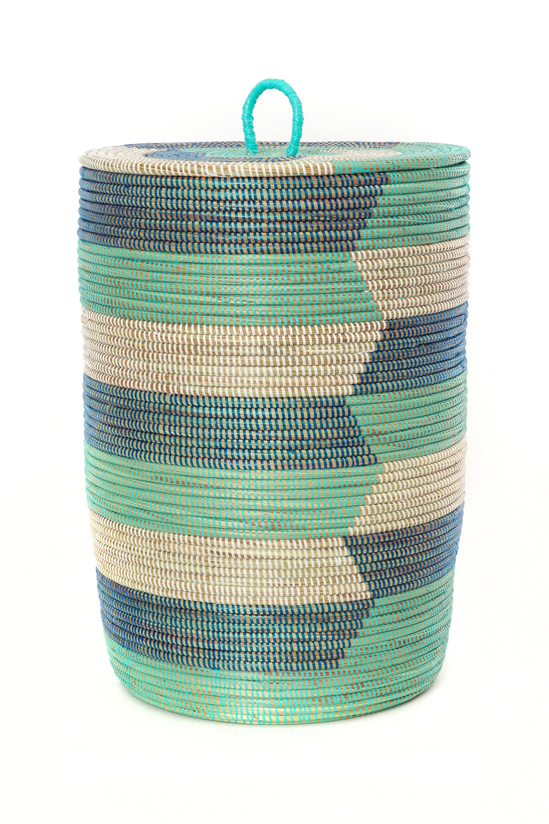 Set of Three Blue Sahara Hamper Baskets Default Title