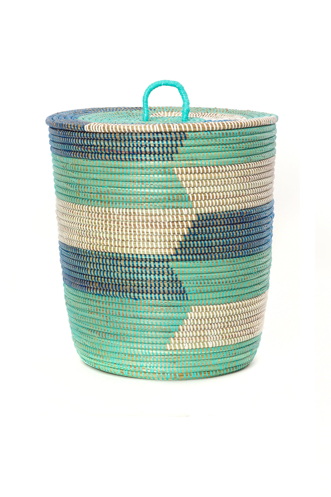 Set of Three Blue Sahara Hamper Baskets Default Title