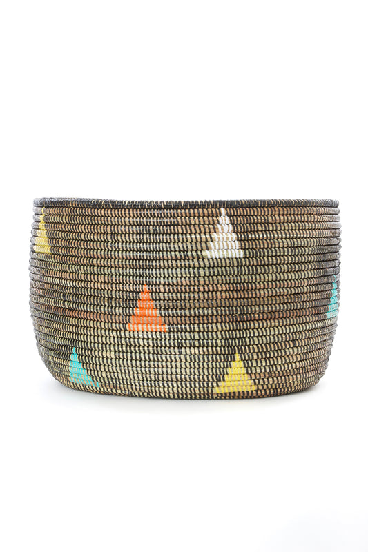 Teranga Triangles Knitting Basket Default Title