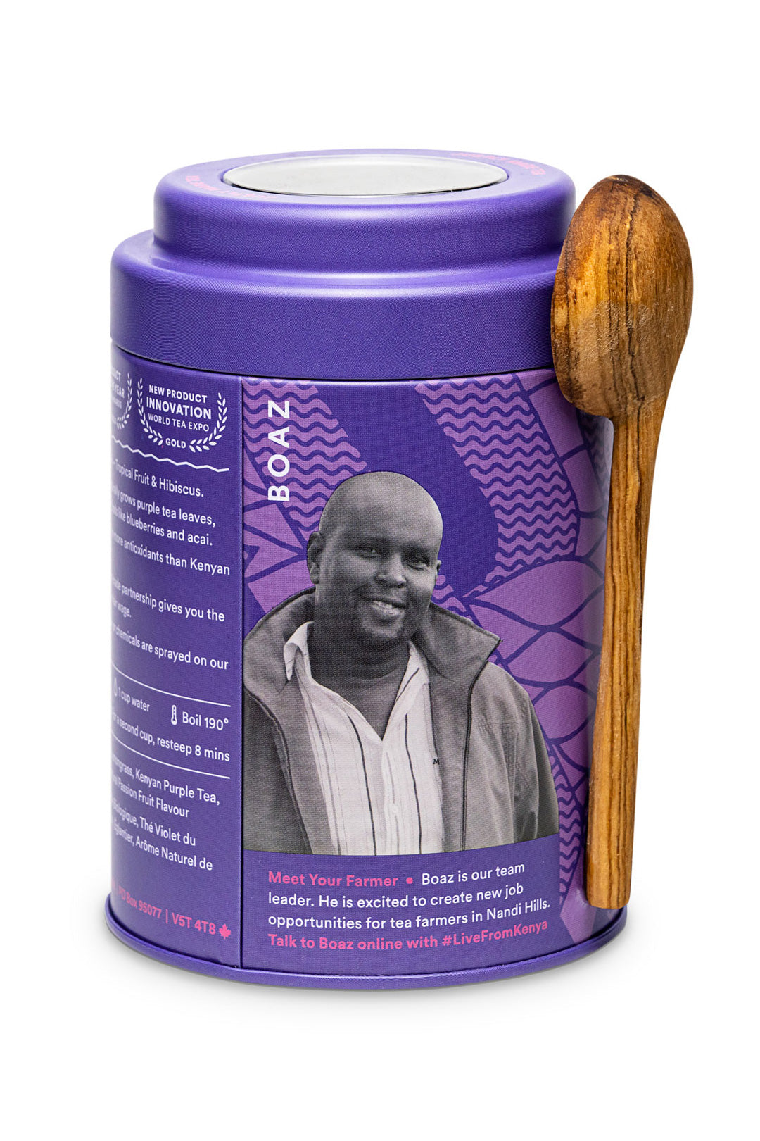 JusTea® Purple Rain Loose Leaf African Tea Default Title