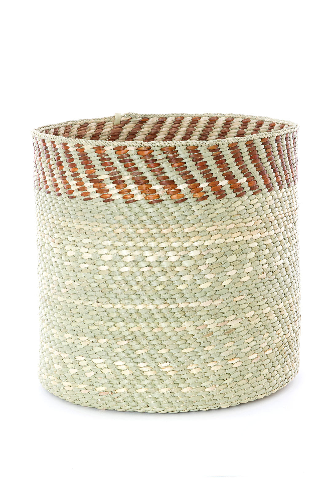 Brown & Natural Kupanda Iringa Baskets Medium Basket