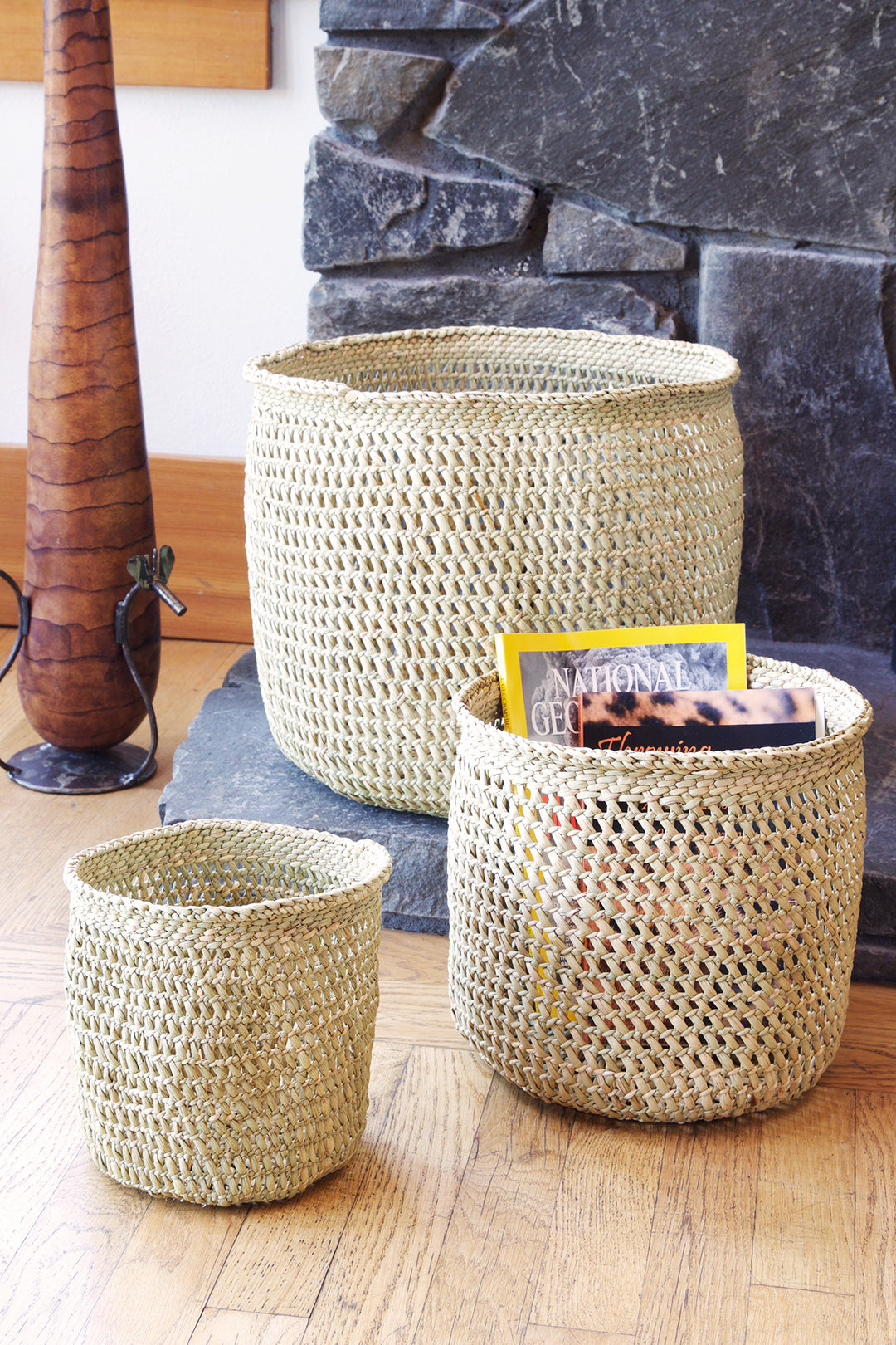 Open Weave Iringa Baskets from Tanzania