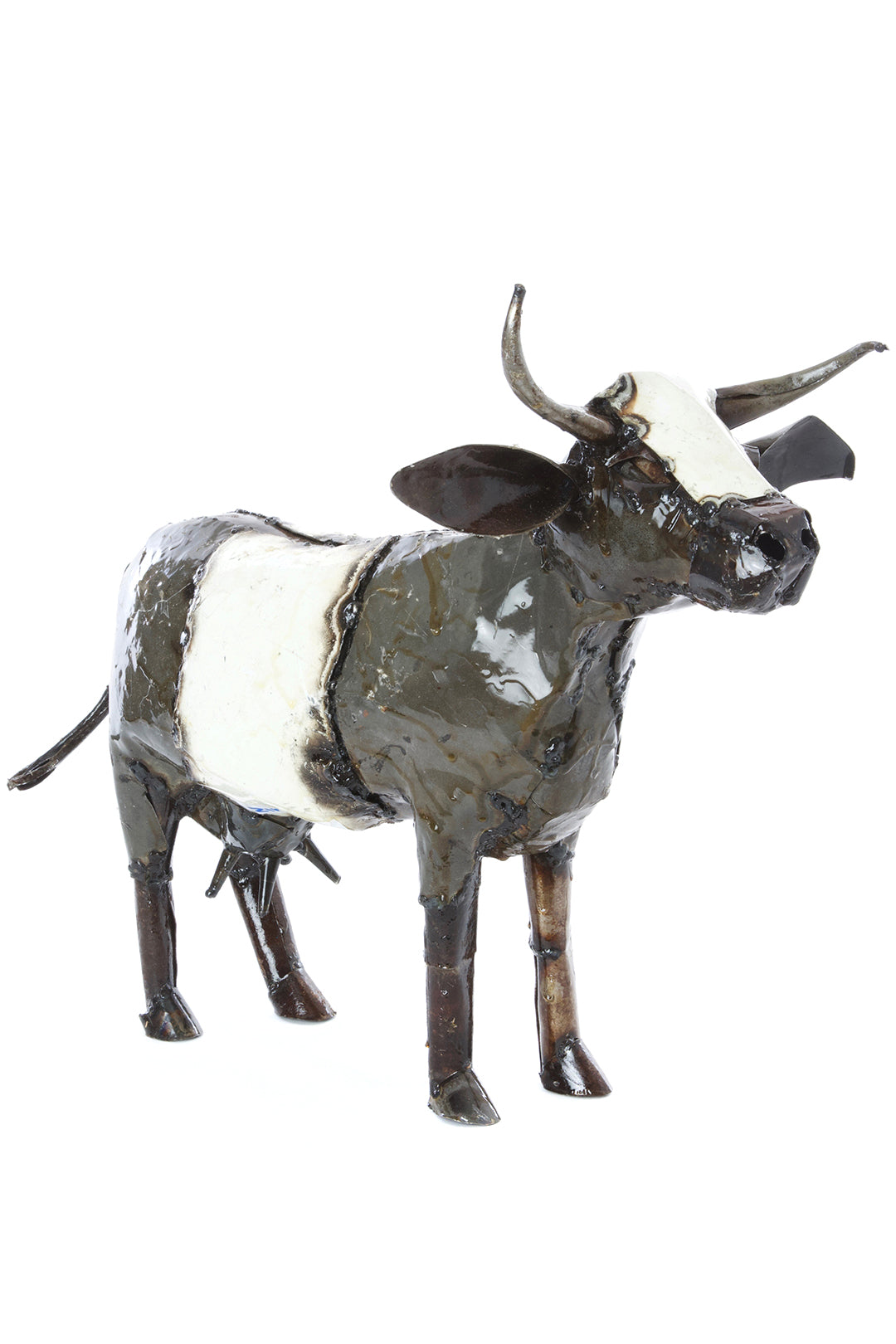 Recycled Oil Drum Milk Cow Sculptures Medium Oil Drum Cow Sculpture