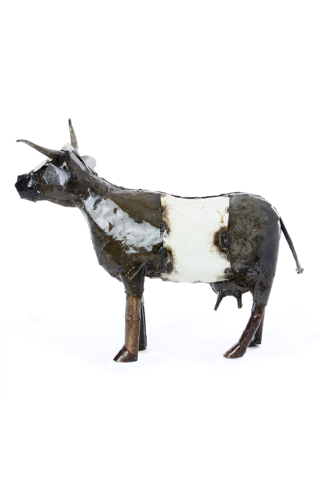 Recycled Oil Drum Milk Cow Sculptures Medium Oil Drum Cow Sculpture