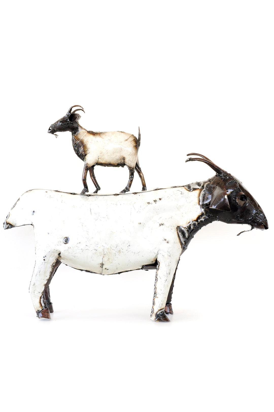 Who's Got Your Goat? Oil Drum Sculptures Small Goat Sculpture