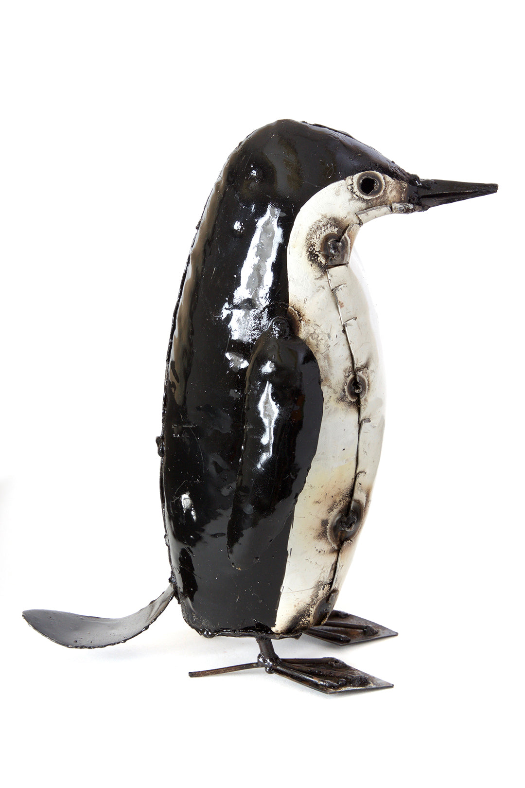 Penguin Pals Oil Drum Sculptures Small Penguin Sculpture